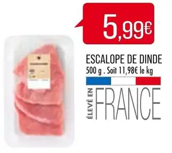 Match Escalope de dinde offre
