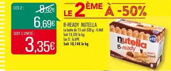 Match B-ready NUTELLA offre