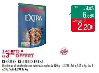 Match Céréales KELLOGG'S extra offre