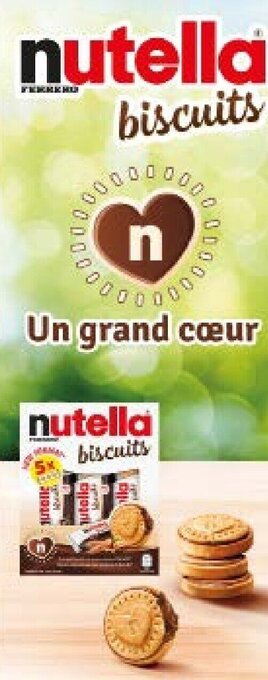 Match Nutella biscuits offre