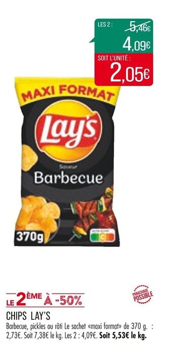 Match Chips LAY'S offre