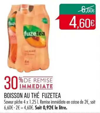 Match Boisson au thé FUZETEA offre