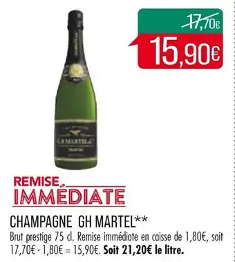 Match Champagne GH MARTEL offre