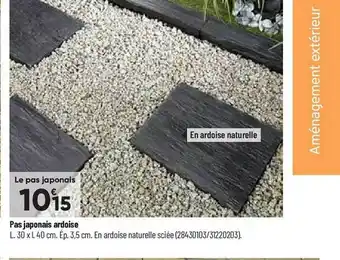 Pas japonais ardoise