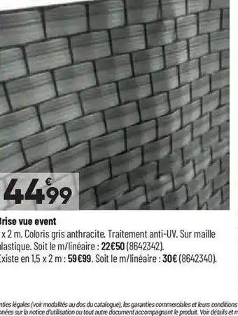 Brise vue event