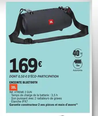 E.Leclerc Enceinte Bluetooth offre