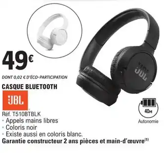 E.Leclerc Casque Bluetooth offre