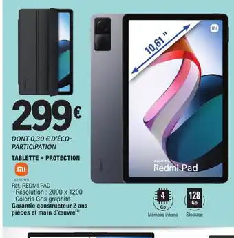 E.Leclerc Tablette+ Protection offre