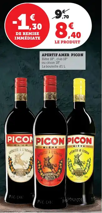 Super U Apertif Amer Picon offre