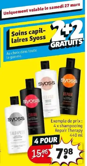 Soin capillaires Syoss