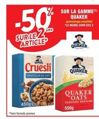 Cora x Carrefour La gamme quaker offre