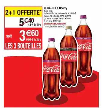 Cora x Carrefour Coca-cola cherry offre