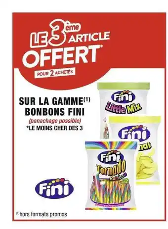 Cora x Carrefour La gamme bonbons fini offre