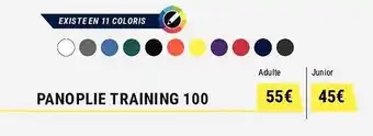 Decathlon Panoplie training 100 offre