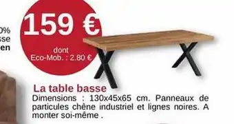 La table basse