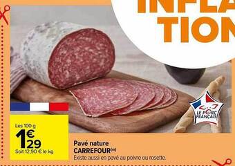 Carrefour Pavé nature carrefour offre