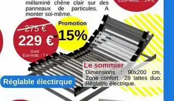 Le sommier
