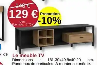 KREABEL Le meuble tv offre