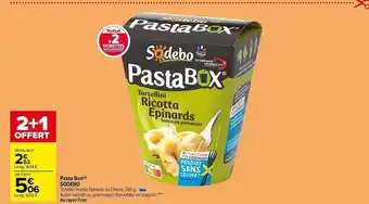 Carrefour Pasta box sodebo offre