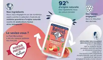 Carrefour Marque préférée des français le petit marseillais offre
