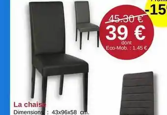 La chaise