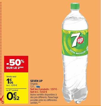 Carrefour Seven up offre