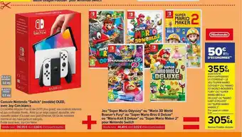 Carrefour Console nintendo offre