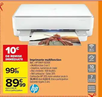 Carrefour Imprimante multifonction hp offre