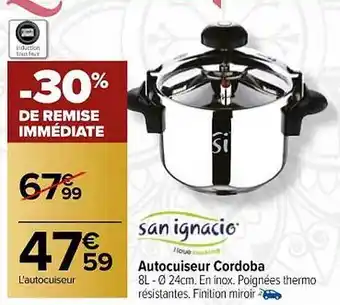 Autocuiseur cordoba san ignacio