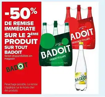 Carrefour Market Badoit offre
