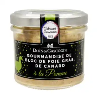 Ducs de Gascogne Gourmandise de bloc de foie gras de canard à la pomme offre