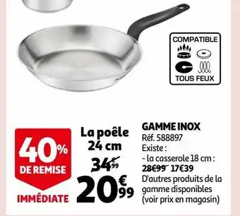 Auchan Poele 24 cm offre