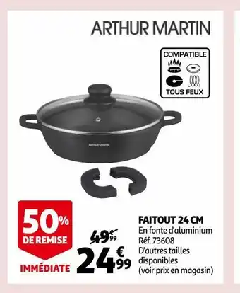Auchan Faitout 24 cm offre