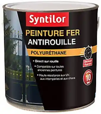 Peinture extérieure fer antirouille vert provence satiné syntilor 1,5l