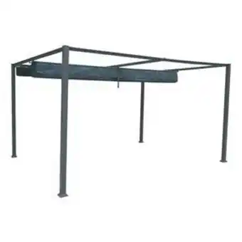 La Foir'Fouille Tonnelle rectangulaire palmeira - l 3 x l 4 x h 2.28 m - gris ardoise - hesperide offre