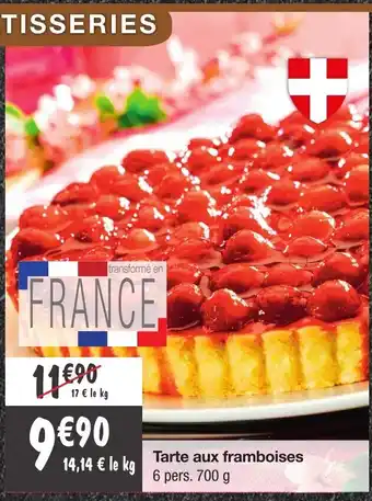Migros Tarte aux framboises offre