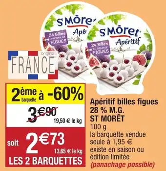 Apéritif billes figues