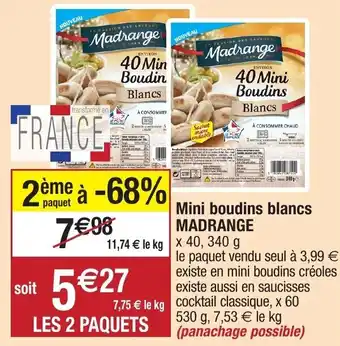 Mini boudins blancs