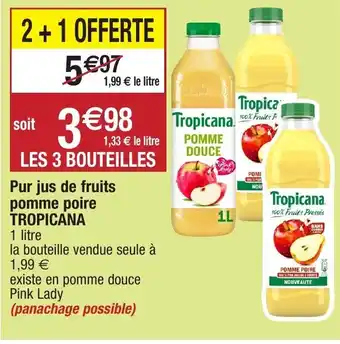 Migros Pur jus de fruits pomme poire offre