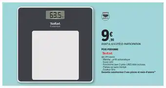 E.Leclerc Pèse-personne tefal offre