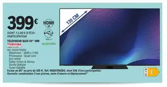 E.Leclerc Téléviseur qled 55 offre