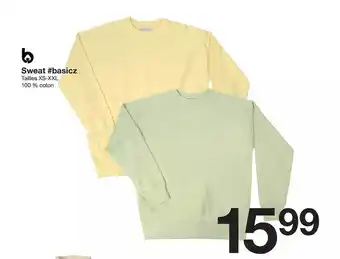 Zeeman Sweat #basicz offre