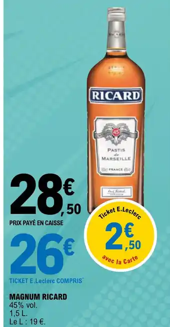 E.Leclerc Magnum Ricard offre