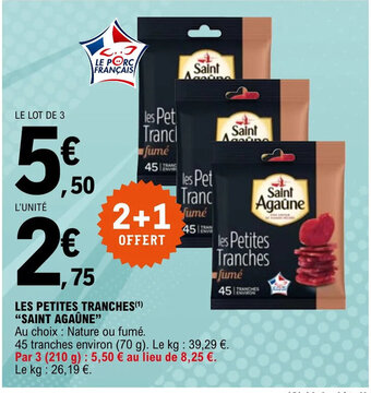 E.Leclerc Les petites Tranches Saint Agaune offre