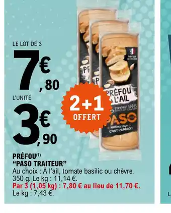 E.Leclerc Prefou Paso Traiteur offre