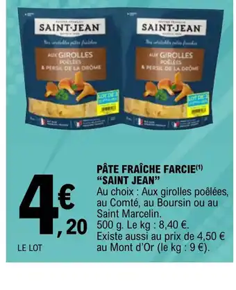 E.Leclerc Pate Fraiche Farcie Saint jean offre