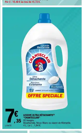 E.Leclerc Lessive Ultra Detachante chanteclair offre