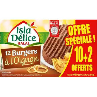 Burgers à l'oignon halal isla délice