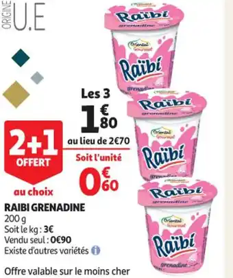 Auchan Raibi Grenadine offre