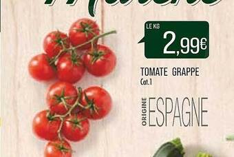 Match Tomate grappe offre